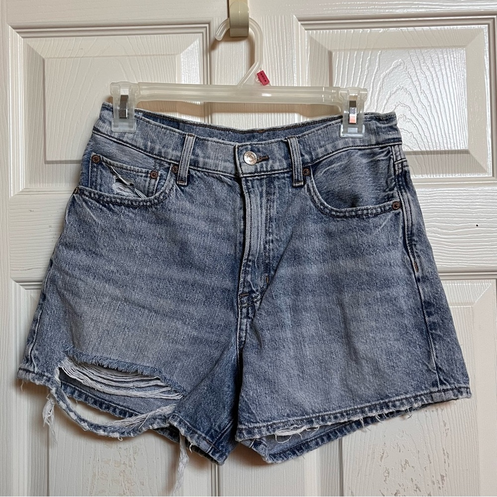 SOLD - American Eagle High Waist Distressed Shorts